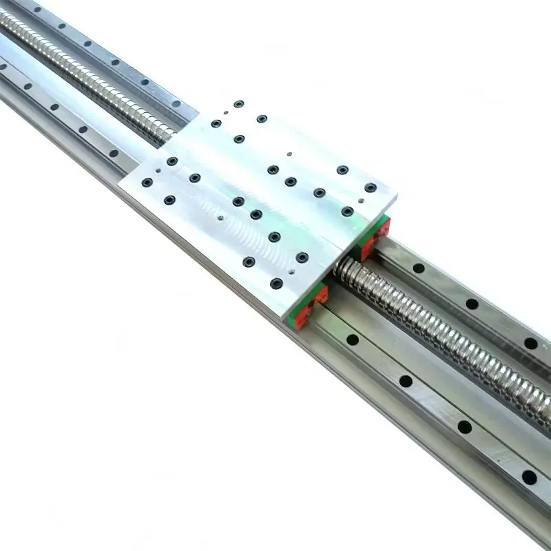 Hgr20 Linear Guide Rail Ballscrew Set - HGR20リニアガイドレールブロック HGH20 CNCルーター部品 20mm角ガイドウェイ SFU1605ボールスクリューセット付き フライス盤用