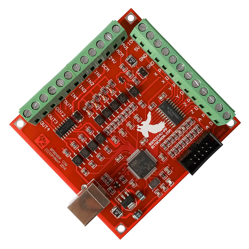 Mach3 Usb Cnc Controller 4 Axis 100Khz - CNC USB MACH3 4軸コントローラーカードサポートステッピングおよびサーボモーター100Khz、USBケーブル付き、CD上のソフトウェア