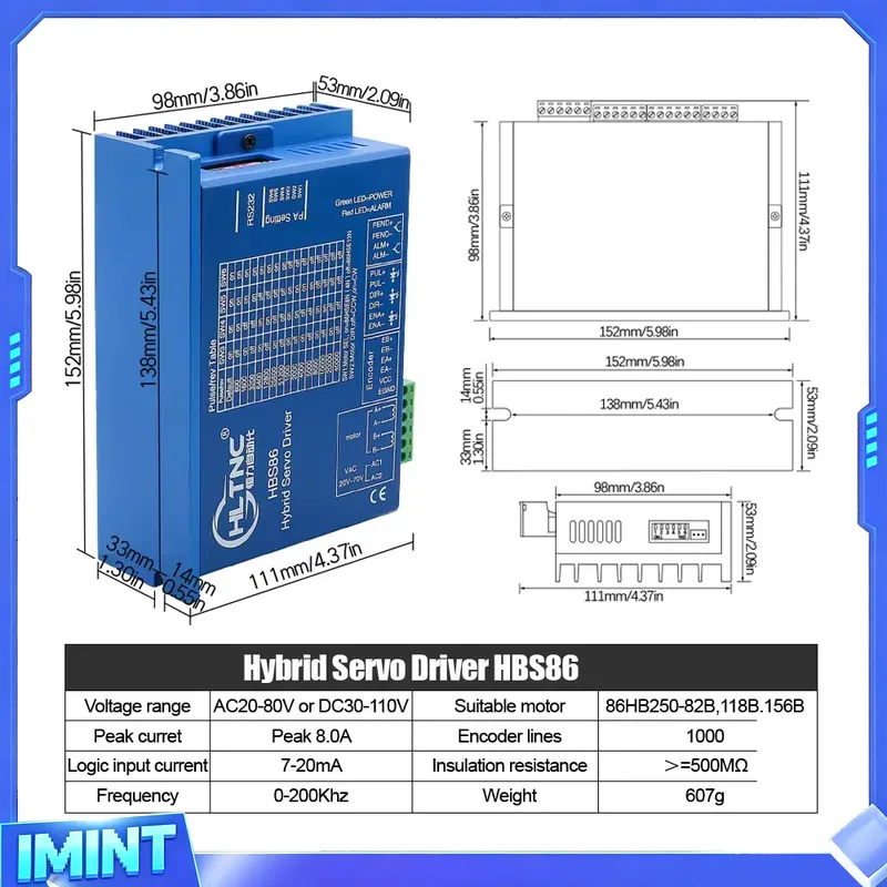 4軸Nema 34クローズドループステッピングモーターキット - Hybrid Servo Driver Nema 34 8.5Nm のレビューと価格