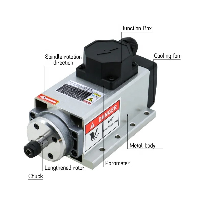 フライス盤スピンドルモーター 2.2kw 220v 380v - Er20 Collet Chuck Spindle Motor 220V のレビューと価格