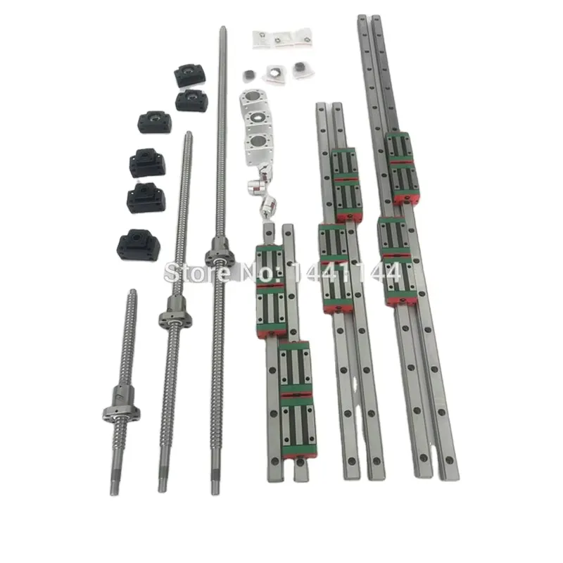 6セット HGR20 リニアガイドレール 400 700 1 - Hgr20 Linear Guide Rail Ballscrew Set のレビューと価格