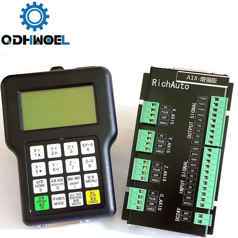 QDHWOEL RichAuto DSP A11 CNCコン - Richauto A11 Dsp Controller 3 Axis のレビューと価格