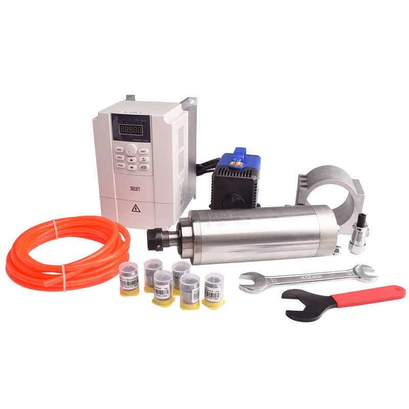 低価格高速GDZスピンドルとVFDインバーター2.2kw 2 - 2.2Kw Water Cooled Spindle Kit Vfd のレビューと価格