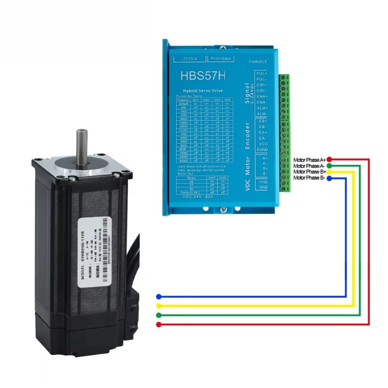 HLTNC 57 Nema23 57HS112mm 2相 3 - Nema 23 Closed Loop Stepper Motor Driver Kit のレビューと価格