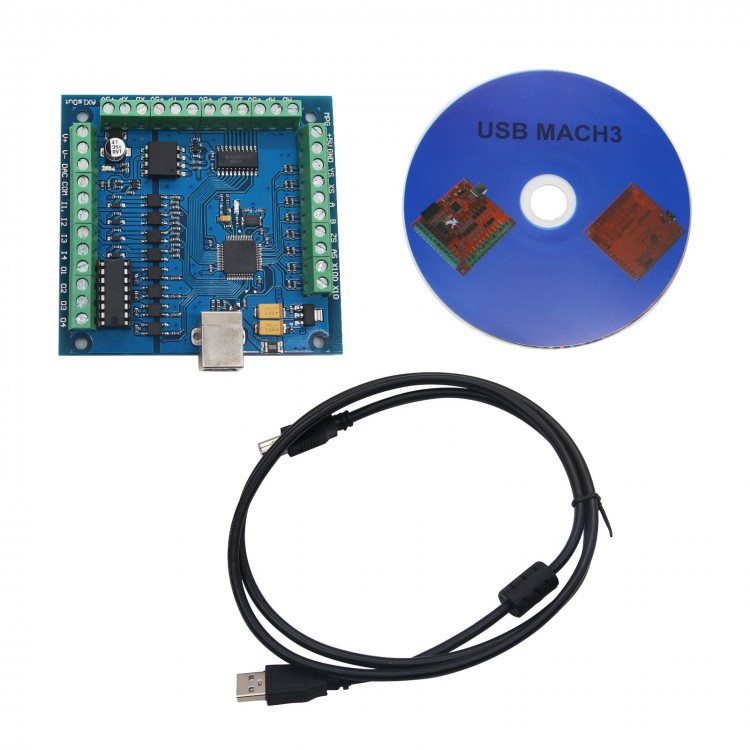MACH3 4軸USB CNCコントローラーカード スムーズ - Mach3 Usb Cnc Controller 4 Axis 100Khz のレビューと価格